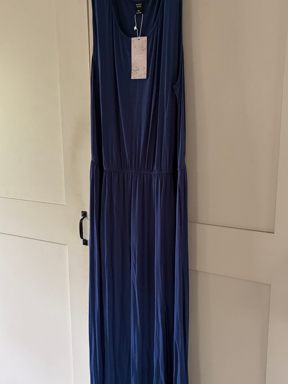 Sleeveless Navy Maxi Dress by Emme Marella - Elegant Casual